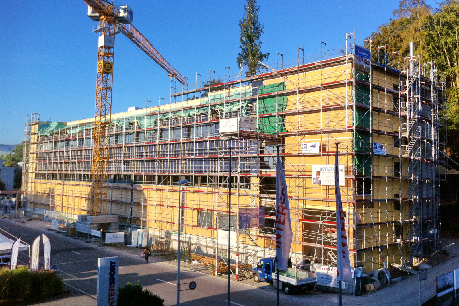Baufortschritt September 2016