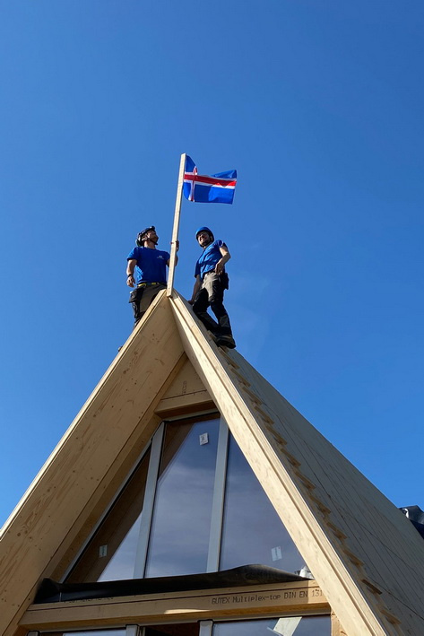 Drei Tiny Häuser für Island