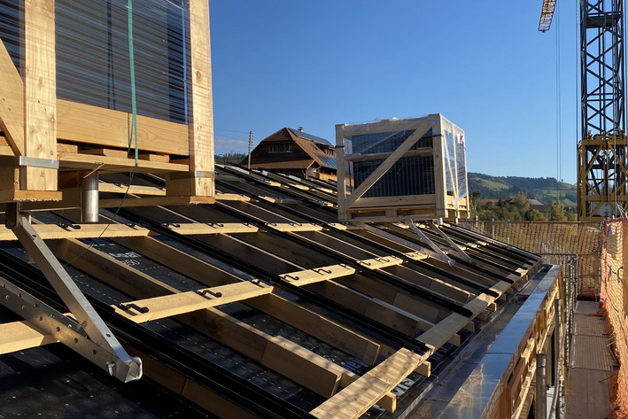 Montage PV Haus 10 - Die Bauzeit in Bilder